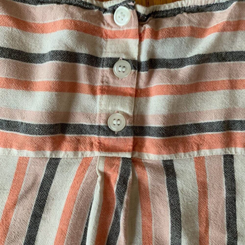 ALYX Women's Striped Boho Peasant Blouse Top Shirt Size Large - Picture 3 of 9
